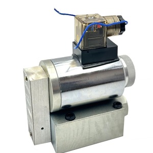 Vanne à bille solénoïde 10B 23QDF10B315E24 AC220V, vanne hydraulique bidirectionnelle, acier au carbone, 1 entrée, pression maximale 315 bars - Product Image 1