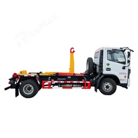 Camion à benne basculante automatique Dongfeng 4x2 personnalisé pour les services d'assainissement urbain et de collecte des déchets