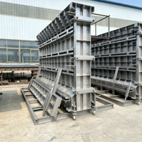 Moule pour panneaux muraux en béton préfabriqué, coffrage en acier sur mesure pour clôture, mur de soutènement, production de maisons préfabriquées