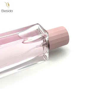 Custom Design Premium Fragrance Bottle 50mL Create Luxury Empty Perfume Glass Bottle With Aluminum Heavy Cap