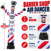Ballon publicitaire gonflable Air Dancer pour salon de coiffure, idéal pour la promotion en extérieur, la visibilité et la personnalisation de la marque