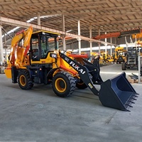 Traktor Mini Wheel Loader FUKAI WJ40 Original dengan Bucket 4 in 1 untuk Dijual