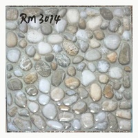 Carreaux de sol en céramique imitation pierre moderne pour extérieur, texture parquet, 300x300, finition mate antidérapante, pour villa, école et entrepôt