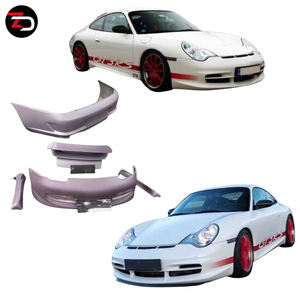 Haute qualité <span class=keywords><strong>GT3</strong></span> RS Style Kit de carrosserie pare-chocs de police pare-chocs arrière jupe latérale aile arrière pour Carrera 911 <span class=keywords><strong>996</strong></span>.2 - Product Image 1
