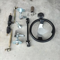 Pièces de modification personnalisées pour kart, VTT, buggy électrique, quad : ensemble crémaillère de direction, rotule, biellette de direction