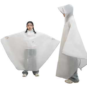 Capa Impermeable Ecológica de EVA <span class=keywords><strong>para</strong></span> Niños, con Espacio <span class=keywords><strong>para</strong></span> Mochila Escolar, <span class=keywords><strong>para</strong></span> Actividades al Aire Libre y Escolares - Product Image 2