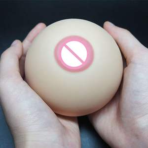 Balle <span class=keywords><strong>anti</strong></span>-<span class=keywords><strong>stress</strong></span> en caoutchouc souple, modèle de sein, balle <span class=keywords><strong>anti</strong></span>-<span class=keywords><strong>stress</strong></span> personnalisée, poupée soulageant le <span class=keywords><strong>stress</strong></span>, balle de sein rembourrée de coton - Product Image 4