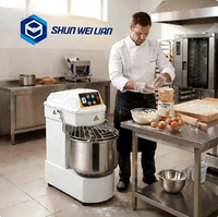 Nouveau Pétrin Spirale Électrique 130L pour Boulangerie Professionnelle – Machine à Mélanger la Farine pour Pizzas, Pains et Gâteaux