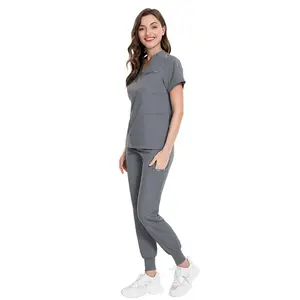 Em estoque 42032 terno de escritório feminino unissex roupas oversize para mulheres pijamas de enfermeira pijamas formais de inverno