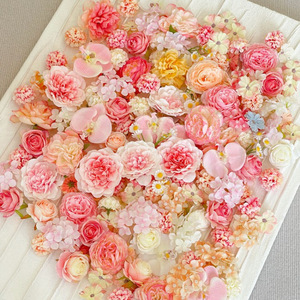 Kit de fleurs artificielles rouge vif, 3-10 cm, fleurs en soie pour la création de pinces à cheveux, couronnes, décorations, accessoires de mariage et d'extérieur - Product Image 2