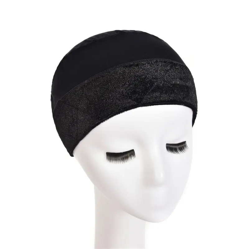 Wig Grip Whosale Velvet Grip Adjustable Headband Cap Wig With Elastic Band