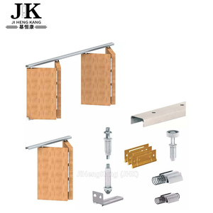 JHK-B08 Geluiddichte Interne Vouwen Deuren Groothandel Hout Interieur Bifold Deuren Witte Primer <span class=keywords><strong>Back</strong></span> Deur Swing Mdf Hotel Rustieke - Product Image 3