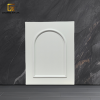 Puerta de Gabinete Lacada Blanca con Arco Elevado, Puerta de Gabinete Pintada Estilo Francés, Puerta de Gabinete Acabada, OEM, Lote Pequeño, Tamaño Personalizado, Venta al por Mayor