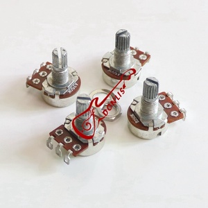 Donlis Potentiomètres de basse miniatures à axe fendu de 15 mm, base de 16 mm, valeurs 500K/250K, modèle RV16A-15, vente en gros en ligne - Product Image 2