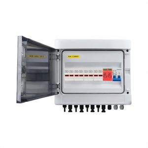 300x140x260mm PV Combiner Box Four-in-one-out DC500V Solar Junction Box <b>with</b> Fuse and Surge Protection - Product Image 1