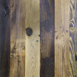 Planches en bois massif pour décoration murale intérieure, vieux panneaux muraux en pin noueux pour la vente - Product Image 1