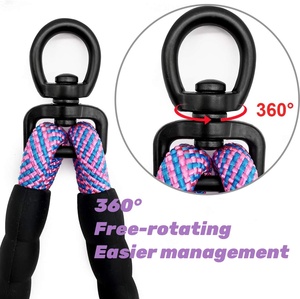 Correas reflectantes ajustables de doble punta, acoplador sin enredos, correa de perro de Boutique doble antienredos para perros pequeños, medianos y grandes - Product Image 2