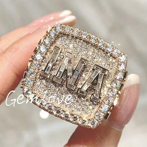 Стильное мужское кольцо на заказ, 9K-14K, золото с лабораторными бриллиантами, CVD, свадебные и праздничные украшения с сертификатом IGI - Product Image 1