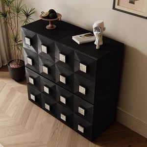 Solid Wood Combination Cabinet With Drawers <b>TV</b> <b>Stand</b> Storage Bedroom Furniture - Product Image 3