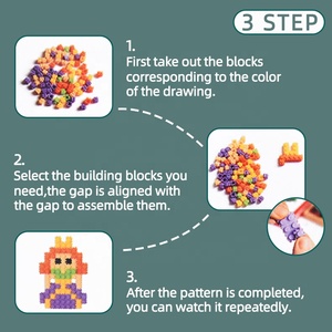 Hot Bán DIY Mini Khối Xây Dựng Hiện Đại Trò Chơi Câu Đố Cho Trẻ Em Giáng Sinh Đồ Chơi Cho 5 Để 7 Năm Vui Vẻ Chơi - Product Image 6