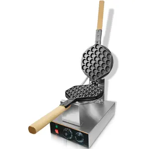 Elektrikli kabarcık yumurta Waffle makinesi/küçük kek belçika gofreti makinesi/gözleme fırıncı yumurta kabarcıklı Waffle makinesi