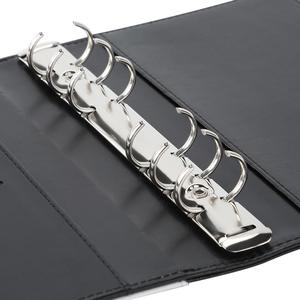 สมุดบันทึกแบบมีซิปพร้อมซองใส่เงินสด ปกหนัง PU ขนาด A5 A6  พร้อมโลโก้แบบกำหนดเองได้ ราคาประหยัด - Product Image 5