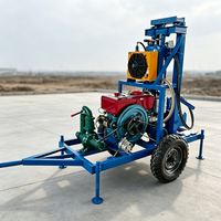Machine de forage de puits profonds à moteur diesel, petite, pour zones de forage isolées, avec des performances fiables