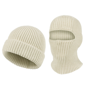 Custom Logo Embroidered Unisex Balaclava Beanie Hat <strong>Skimask</strong> <strong>Knitted</strong> Sports Outdoor 100% Polyester One Hole - Product Image 5