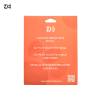 Hersteller QR-Code für Hunde & Katzen NFC NTAG Bytes Pet ID Tag Label im Blister paket
