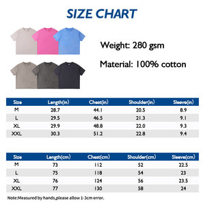 Camisetas de manga corta lavadas con ácido Camisetas lavadas en blanco de algodón 100% personalizadas para hombres - Product Image 4