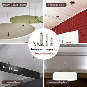 Sujetador de cable ajustable, pinza de cable de rosca M6 giratoria de 180 grados para kit colgante de luces - Product Image 4