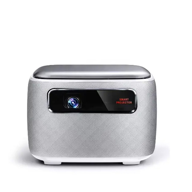 LONNST V8 Portable Rechargeable 4K 3D Android Smart Mini Pocket Wifi LED DLP Battery Built-in Projector for Education Camping