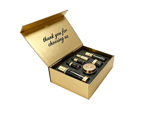 Boîtes cadeaux personnalisées de luxe en carton pliable rigide avec fermeture magnétique, doublure en éponge recyclable, votre logo - Product Image 1