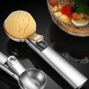 Cuillère à glace multi-styles en acier inoxydable, moule à glaçons sphériques fait main, démoulage facile, accessoires de cuisine, moule à glaçons - Product Image 2