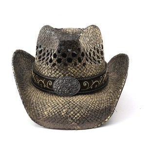 Sombrero <span class=keywords><strong>de</strong></span> vaquero <span class=keywords><strong>de</strong></span> ala ancha dura <span class=keywords><strong>de</strong></span> Texas occidental americano para hombre <span class=keywords><strong>Boa</strong></span> <span class=keywords><strong>de</strong></span> piel <span class=keywords><strong>de</strong></span> cuerno largo para pesca al aire libre Sombreros <span class=keywords><strong>de</strong></span> paja <span class=keywords><strong>de</strong></span> papel <span class=keywords><strong>de</strong></span> viaje México - Product Image 6