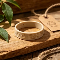 Mini Etiqueta NFC RFID de 13.56 MHz, 1K/215/216, Código QR ISO, Pulsera de Silicona Impermeable para Uso en Hoteles, Pagos de Membresía