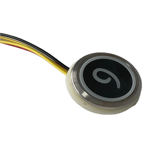Bouton d'appel rond noir pour ascenseur Kone, taille de trou 32 mm, type poussoir, à prix réduit - Product Image 6