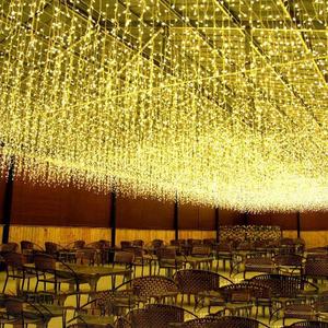 Guirnalda de <span class=keywords><strong>Luces</strong></span> LED <span class=keywords><strong>Solares</strong></span> para Exteriores, IP65 Impermeable, Decoración Navideña, Cortina de <span class=keywords><strong>Luces</strong></span>, Cascada de Hielo - Product Image 3