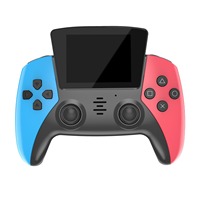 Nouveau contrôleur portable D6 Console de jeu double joystick intégré 10 émulateurs lecteur de jeu rétro 16 bits