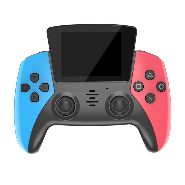 New D6 Handheld Controller Game Console Dual Joystick Built-In 10 Emulators 16-Bit Retro Gaming Player
