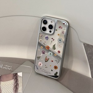 เคสโทรศัพท์ชุบโลหะด้วยไฟฟ้าสไตล์เกาหลีลายดอกไม้สดใสสำหรับ15 Pro 16 16 PRO MAX 13 15กระจก iPhone 16 - Product Image 4