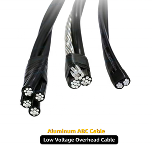 Câble électrique torsadé ABC 3x95mm²+2x16mm² à conducteurs en aluminium, isolation XLPE/PVC, pour voies ferrées, mines, IP68, usage industriel - Product Image 1