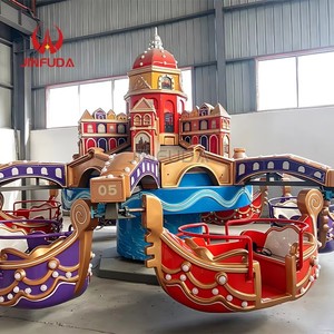 Carrusel Giratorio de Alta Calidad con Diseño de <span class=keywords><strong>Venecia</strong></span> en Fibra de Vidrio para Parques de Diversiones al Aire Libre - Product Image 2