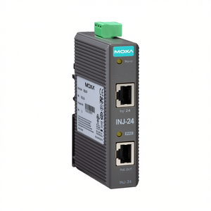 Moxa Inj 24 PoE Injector <b>Splitter</b> Extender Ethernet Power Over Ethernet Device - Product Image 2