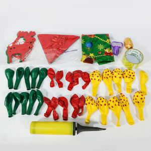 Kit de Decoración Navideña con <span class=keywords><strong>Globos</strong></span> y Pancartas, Set Festivo Rojo y Verde para Decoración del Hogar en Navidad - Product Image 4
