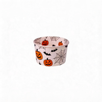 Vente en gros de bols à crème glacée biodégradables imperméables avec impression personnalisée, motif personnalisé, logo couleur, recyclables, en papier à paroi simple, 3-12 oz
