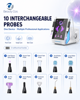 Nouveau Stylo Plasma Chaud/Froid Amélioré en Plastique Portable 2-en-1 pour Réparation Cutanée du Visage, Raffermissement, Lifting, Anti-Âge, Nettoyage et Élimination des Taches
