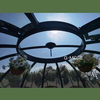 Serre d'extérieur en aluminium, étanche, pour jardin, paysage, maison, bâtiment, dôme DIY, à vendre