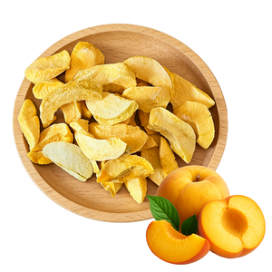 Venta al por mayor de fábrica: Snack saludable de alimentos deshidratados, rodajas de melocotón amarillo liofilizadas - Product Image 1