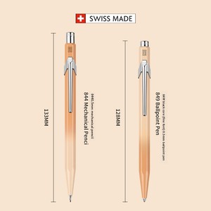 <span class=keywords><strong>CARAN</strong></span> <span class=keywords><strong>D</strong></span>'<span class=keywords><strong>ACHE</strong></span> pour Sunset Glow 849/844 – Stylo bille à base <span class=keywords><strong>d</strong></span>'huile, Crayon mécanique, Ensemble étudiant, Stylo signature en métal, <span class=keywords><strong>Encre</strong></span> noire - Product Image 3